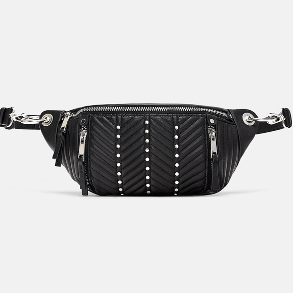 Zara Bags | Belt Bag With Zippers 